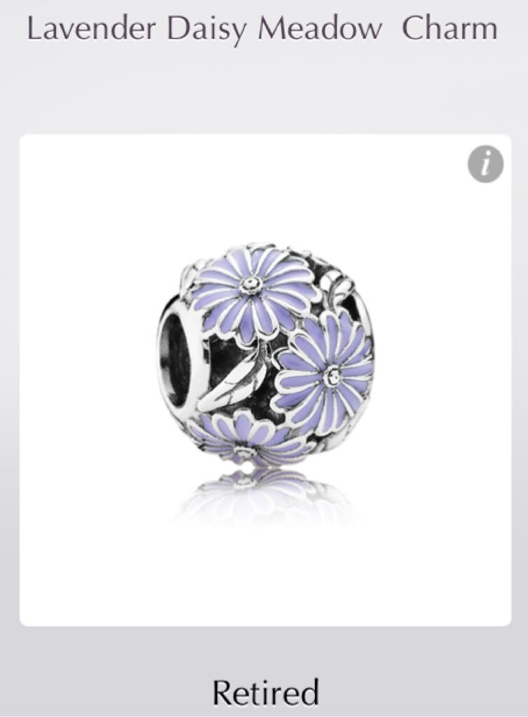 Lavender Daisy Meadow  pin collectible - Main Image 2