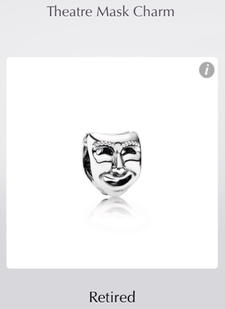 Theatre Mask  pin collectible - Main Image 2