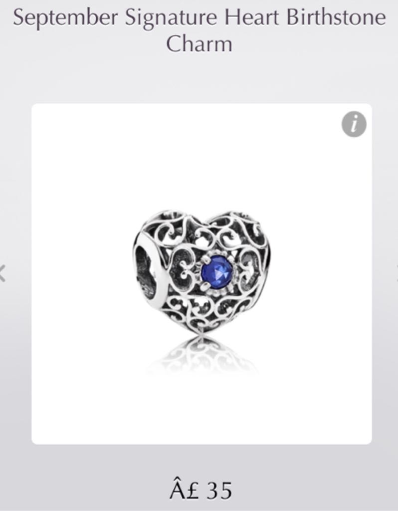 Signature Heart September  pin collectible - Main Image 2