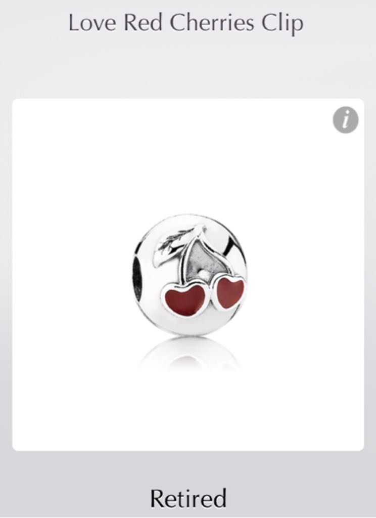 Love Red Cherries  pin collectible - Main Image 2