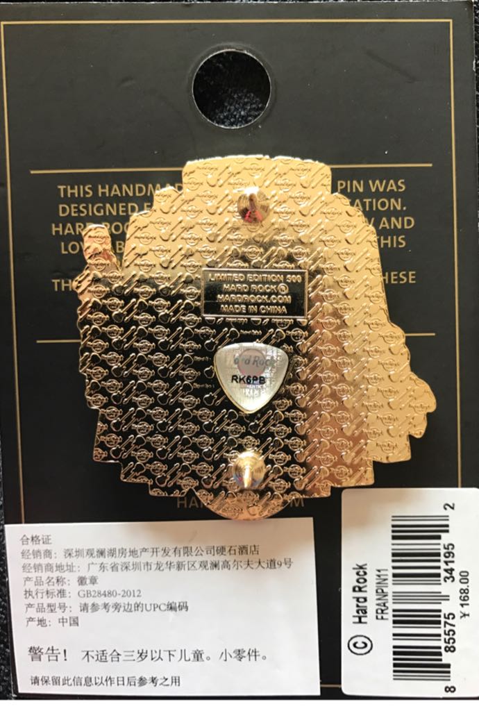 Shenzhen Hotel Hard Rock - Hard Rock Cafe pin collectible - Main Image 2