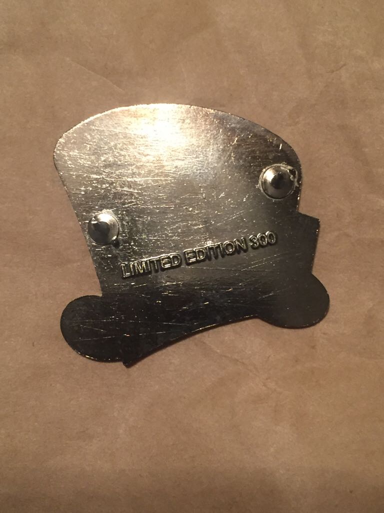 Mad Hatter Hat Pin Head  pin collectible - Main Image 2