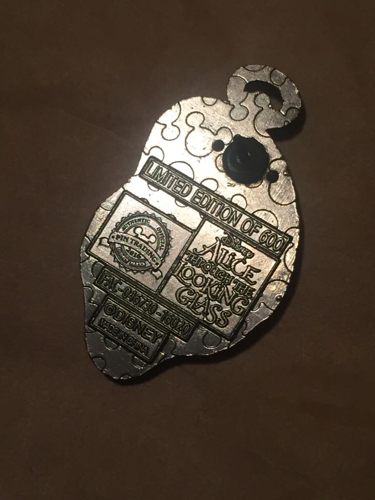 Mad Hatter Hat Melted Pocket Watch - Disney pin collectible - Main Image 2