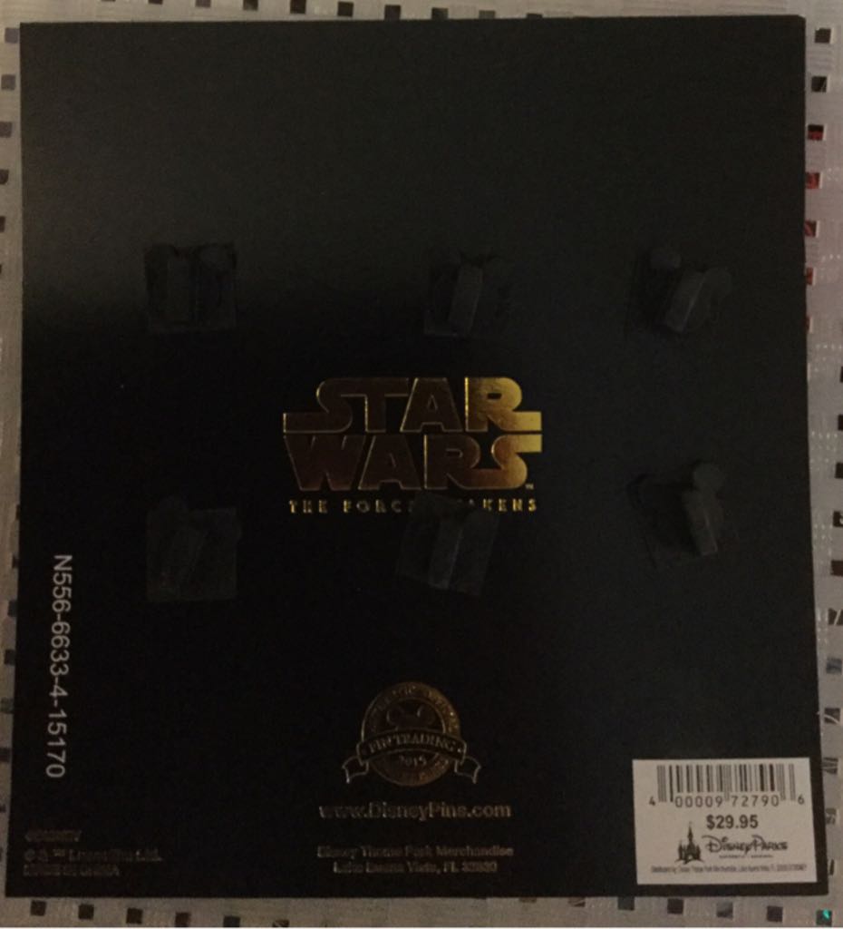 Star Wars The Force Awakens Booster Set - Jumbo Pin pin collectible [Barcode 400009727906] - Main Image 2