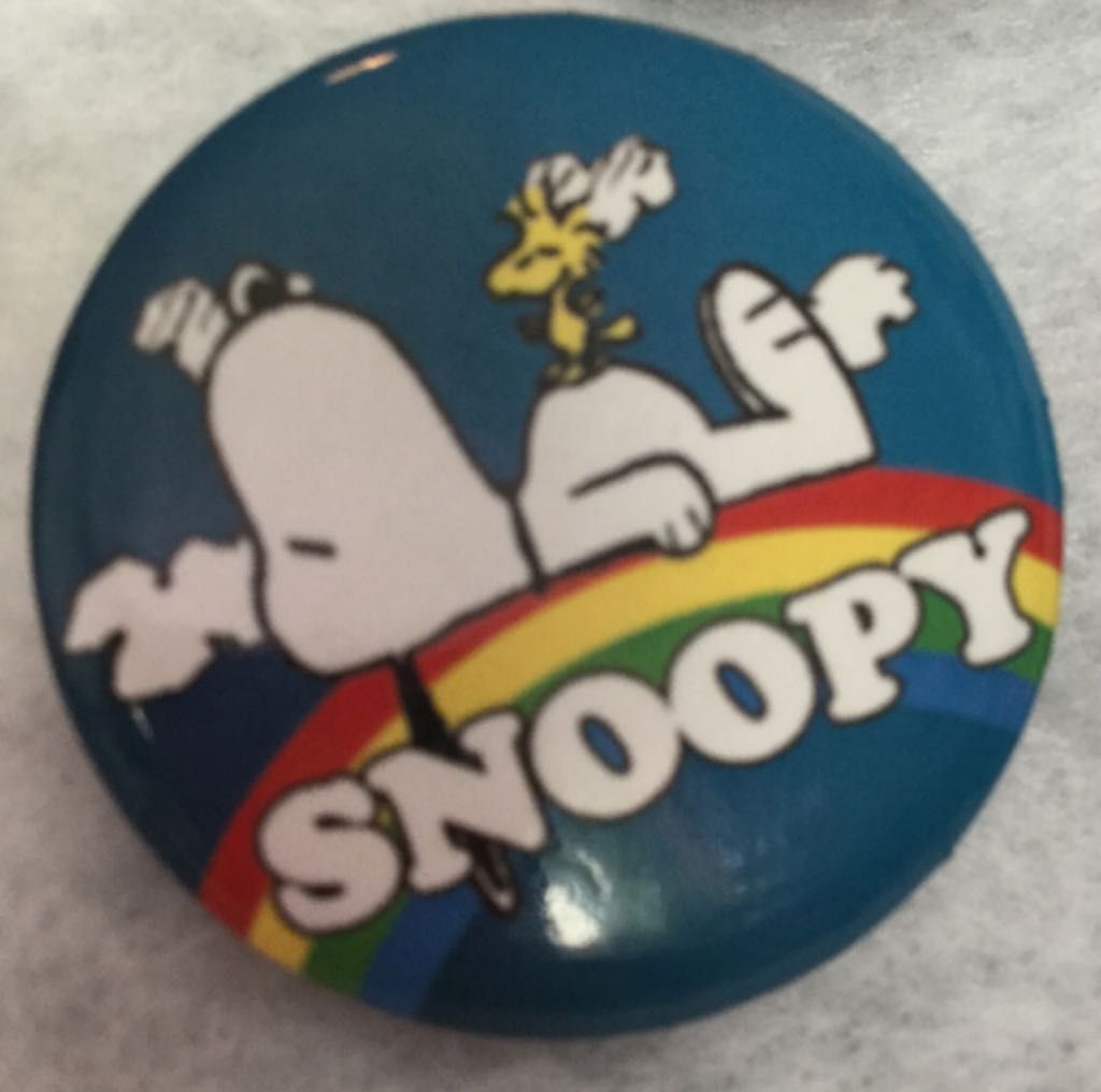 Peanuts Snoopy And Woodstock Rainbow  pin collectible - Main Image 1