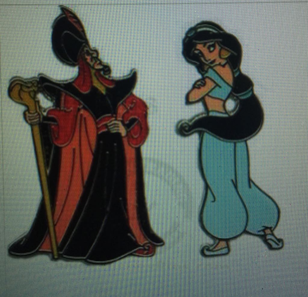 Jasmine and Jafar  pin collectible - Main Image 2