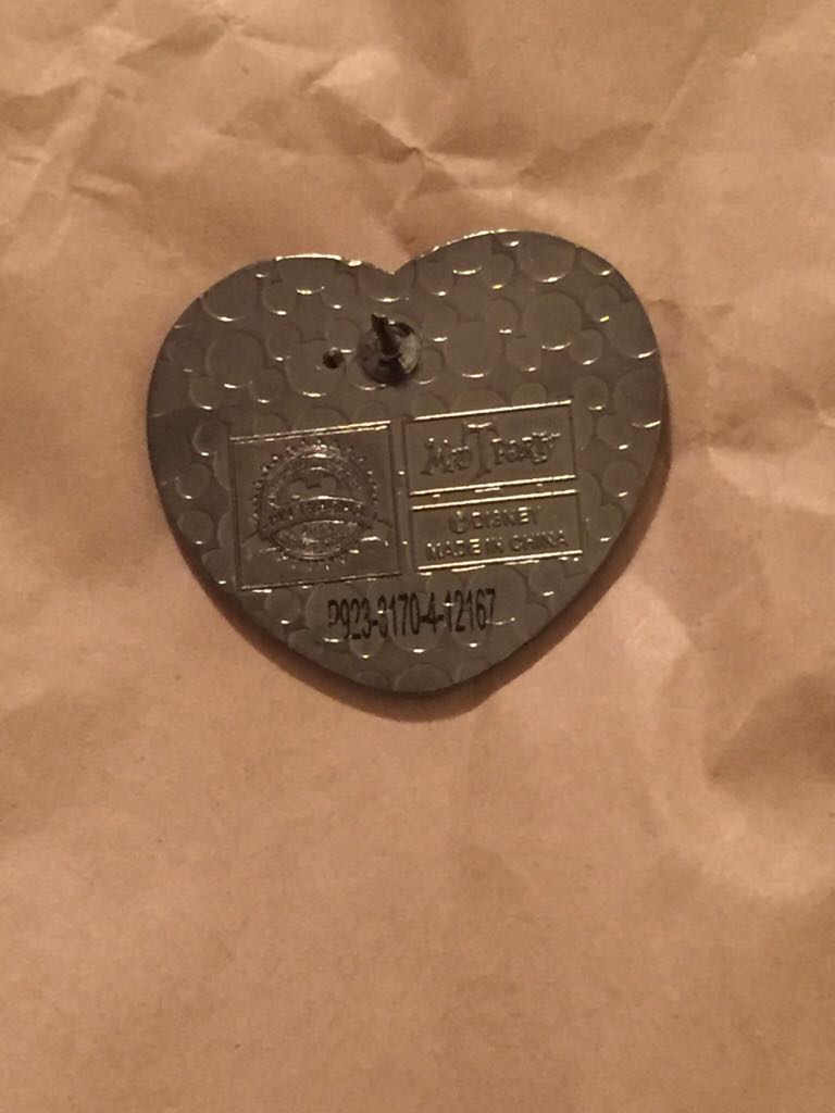 Cheshire Cat Mad T Party Heart - Disney pin collectible - Main Image 2