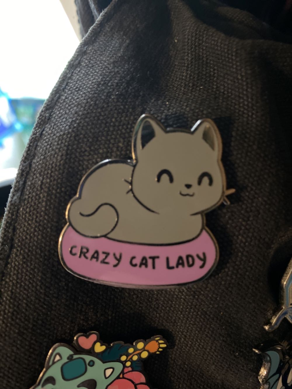 Crazy Cat Lady - Metal / Enamel pin collectible - Main Image 3