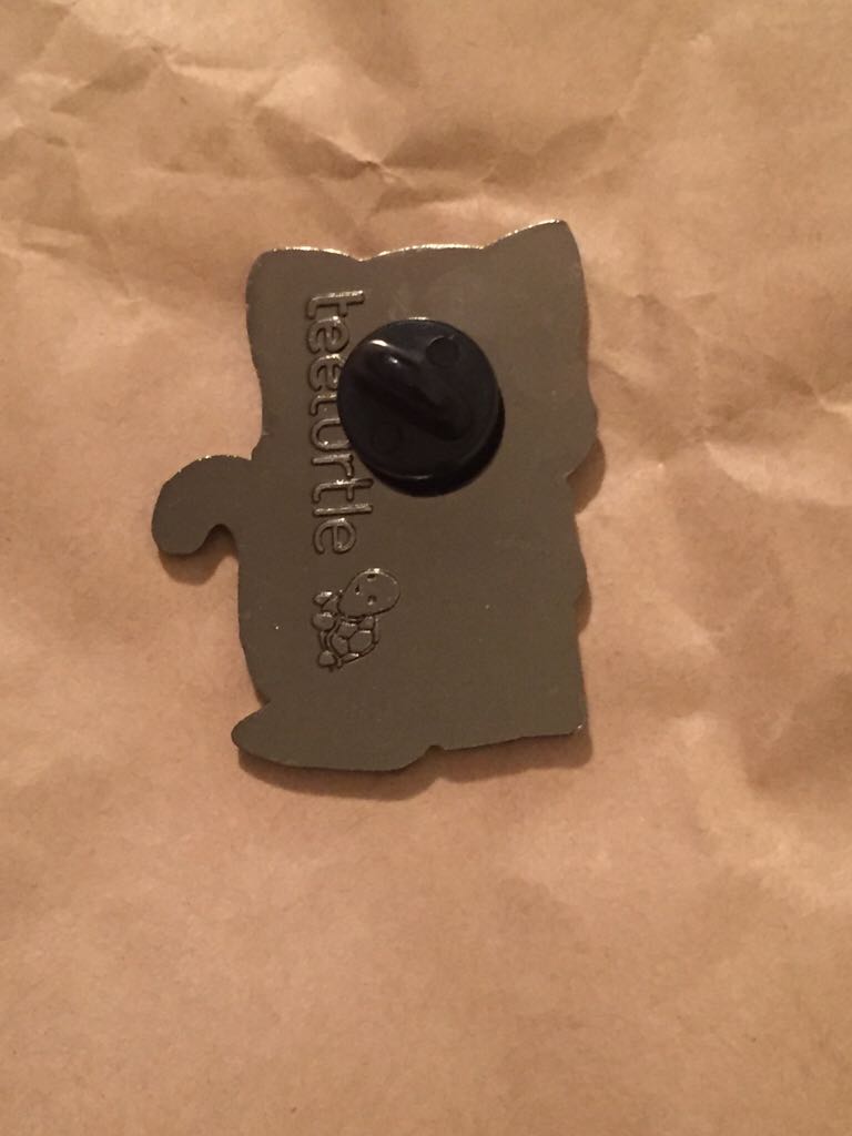 TeeTurtle Sneaky Kitty - Metal / Enamel pin collectible - Main Image 2