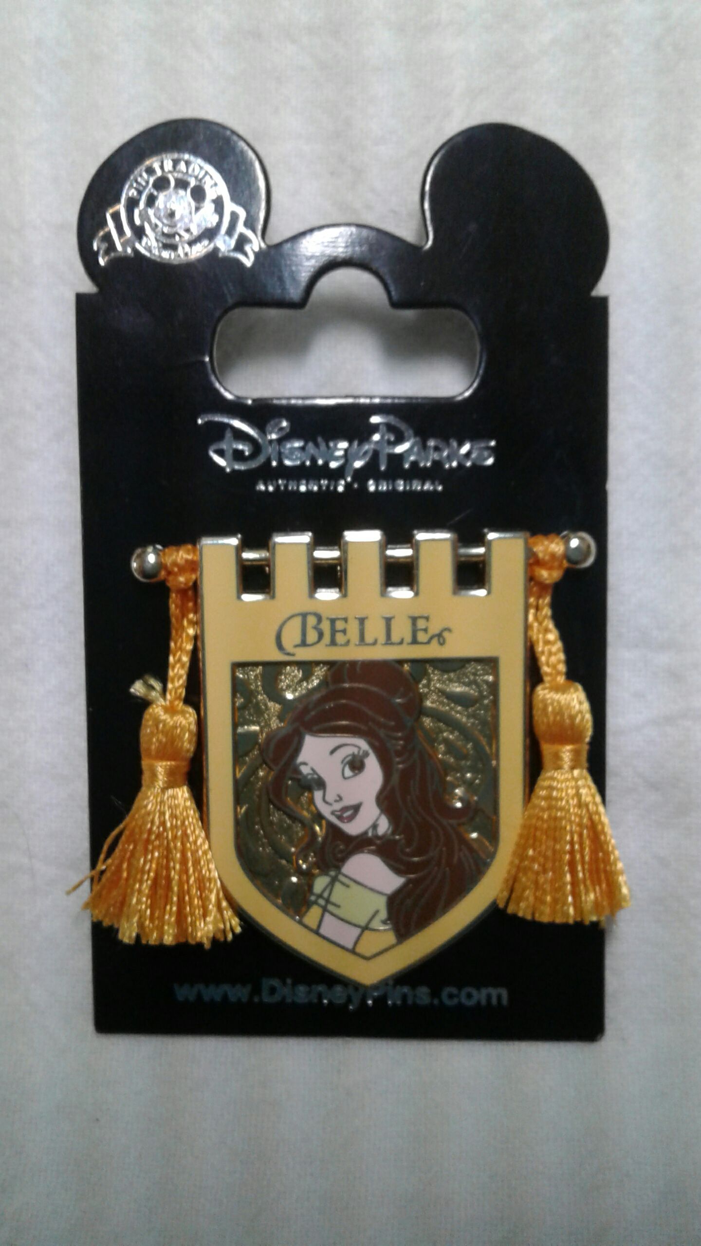 Disney Princess Tapestry Belle Banner Tassel  - Disney pin collectible - Main Image 2