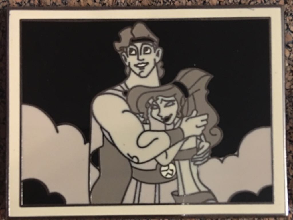 2017 Disney Films Mystery Collection - Hercules - Hercules & Megara - Sepia  pin collectible - Main Image 1