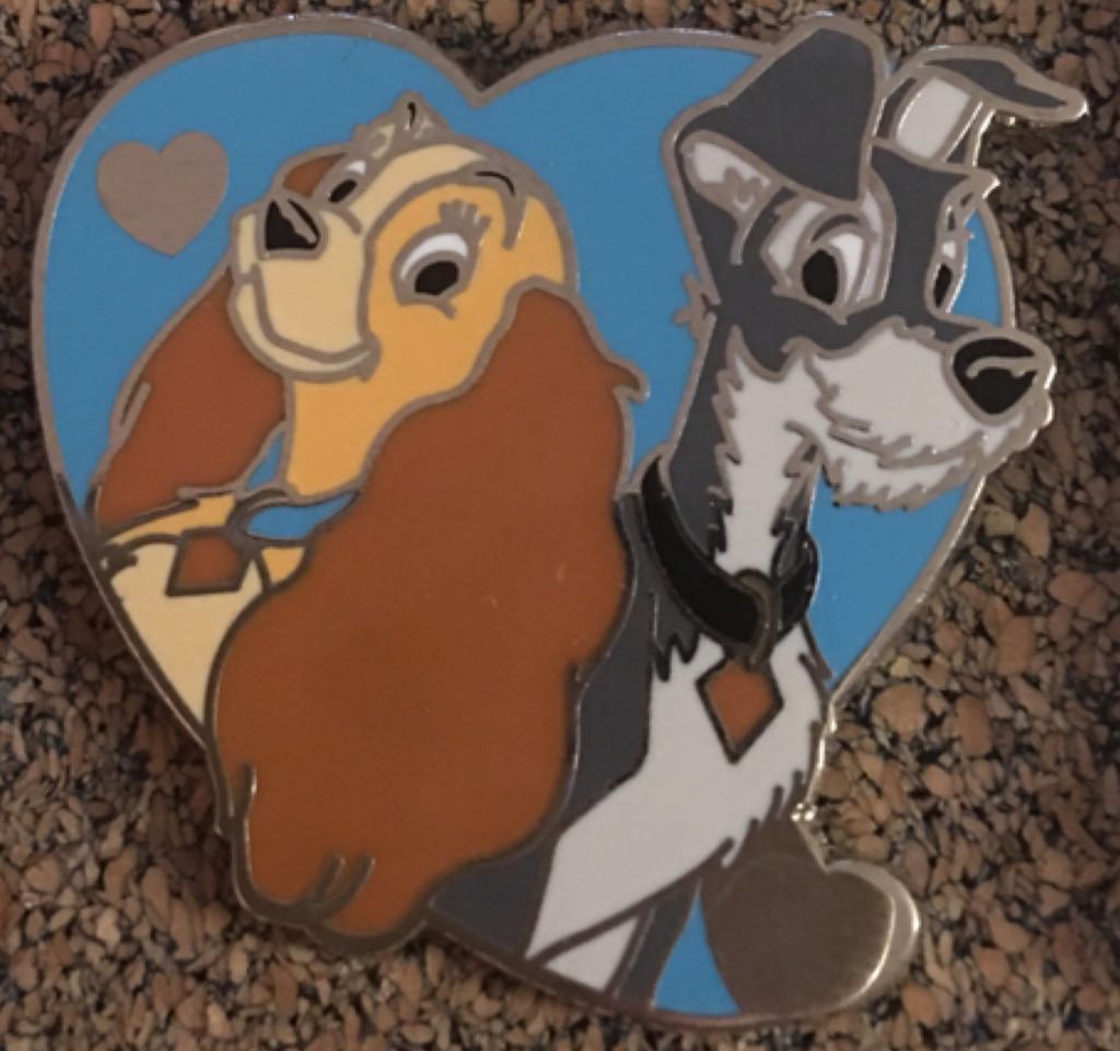 Disney Couples - Lady & Tramp - Open Edition pin collectible - Main Image 1