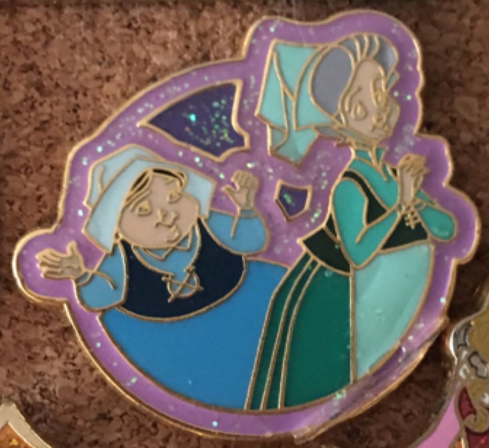 Sleeping Beauty - Fauna & Merryweather - DS - 4-Pc. Sleeping Beauty & Fairy Godmothers Set  pin collectible - Main Image 1
