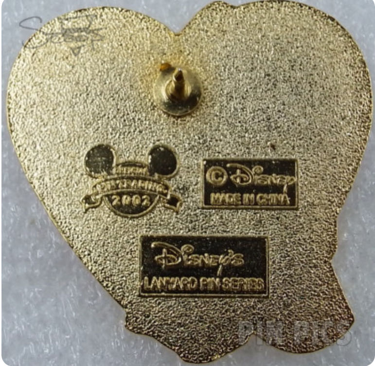 Pocahontas & John Smith Heart - Cast Lanyard Series pin collectible - Main Image 2