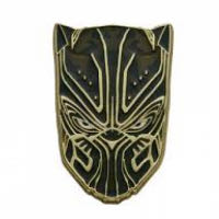 Black Jaguar Erik Killmonger Mask Disney Movie Rewards  pin collectible - Main Image 2