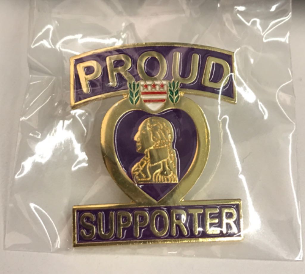 Purple Heart Proud Sponsor - Pin pin collectible - Main Image 1