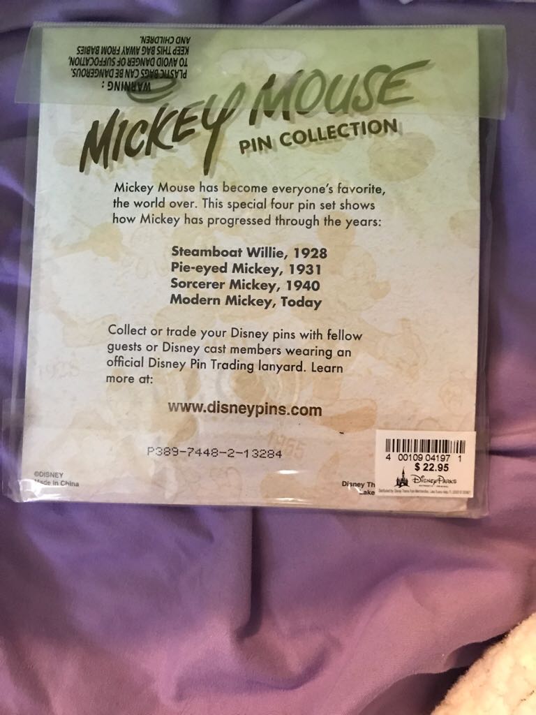 Mockey Mouse Pin Collection  pin collectible - Main Image 2