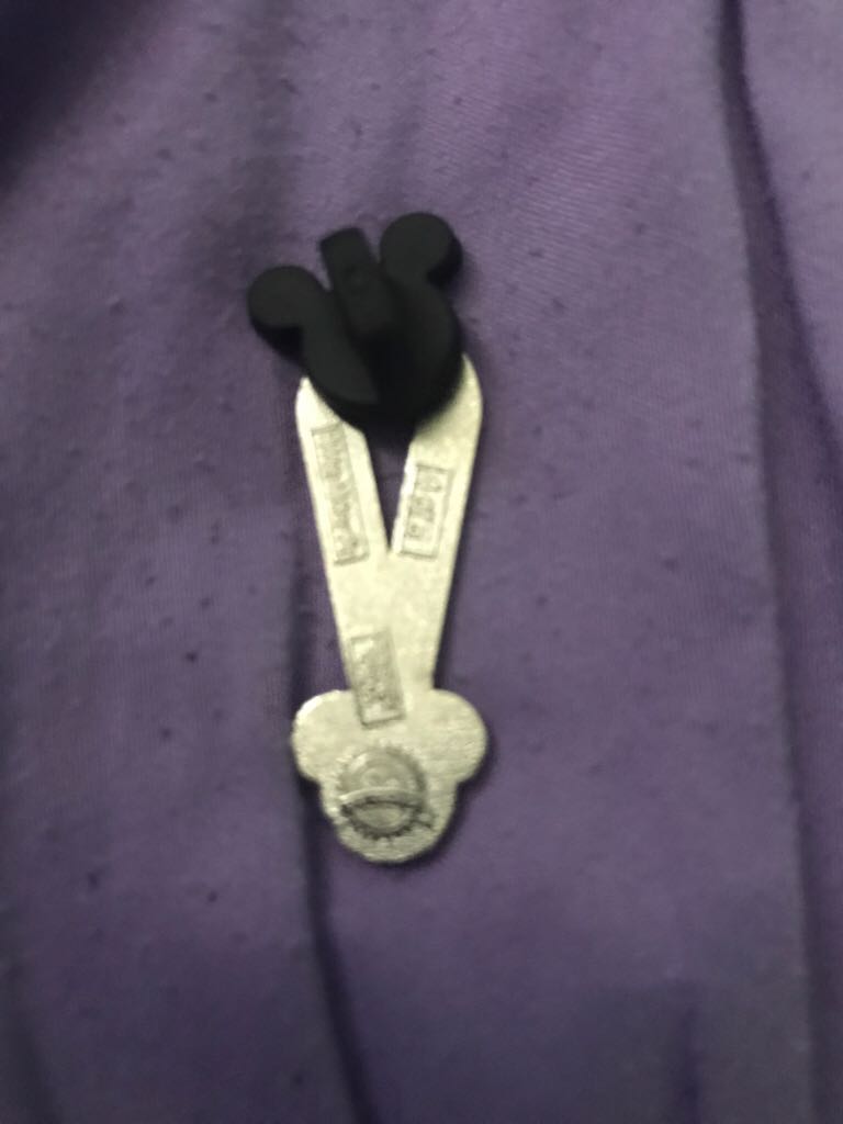 Mickey Medal Red  pin collectible - Main Image 2