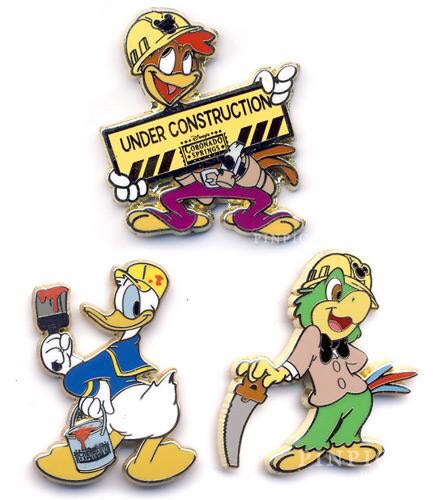 Coronado Springs Resort: Under Construction 3 Pin Set - Disney pin collectible - Main Image 2