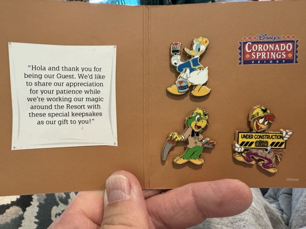 Coronado Springs Resort: Under Construction 3 Pin Set - Disney pin collectible - Main Image 3