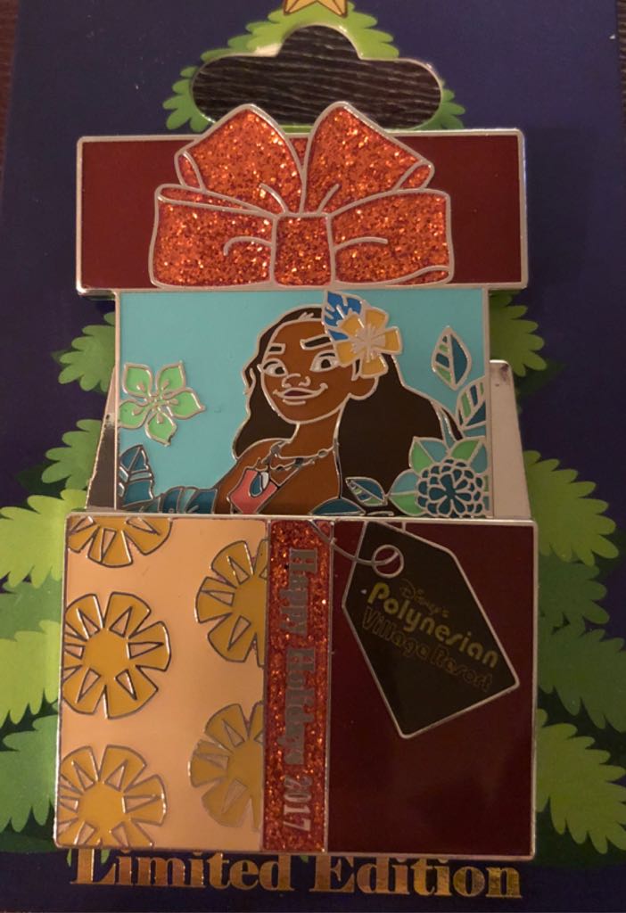 WDW - Happy Holidays 2017 - Polynesian Village  pin collectible - Main Image 2