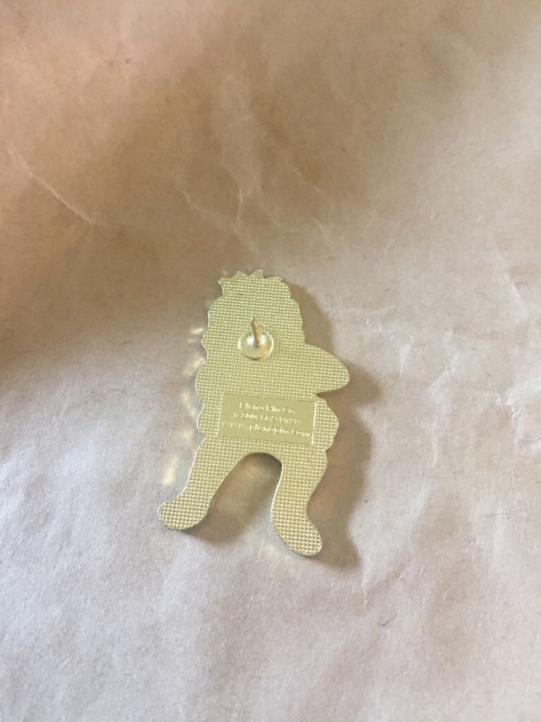Cowardly Lion Sock Monkey  pin collectible - Main Image 2