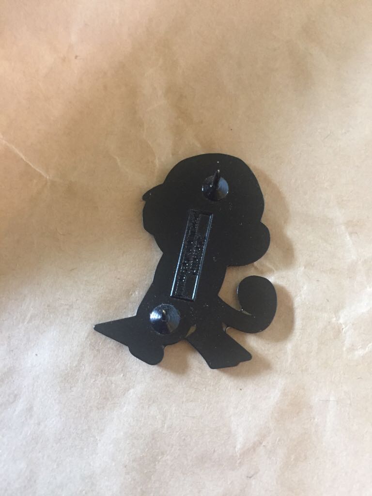 Monkey Construction Worker  pin collectible - Main Image 2