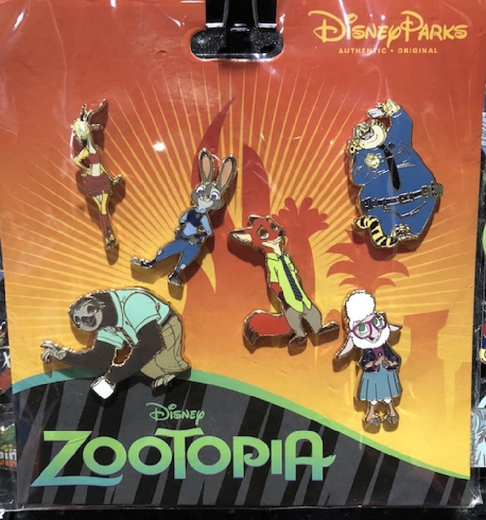 Zootopia pin set- Nick Wilde  pin collectible - Main Image 2