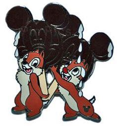 Chip And Dale Mickey Ice Cream  pin collectible - Main Image 1