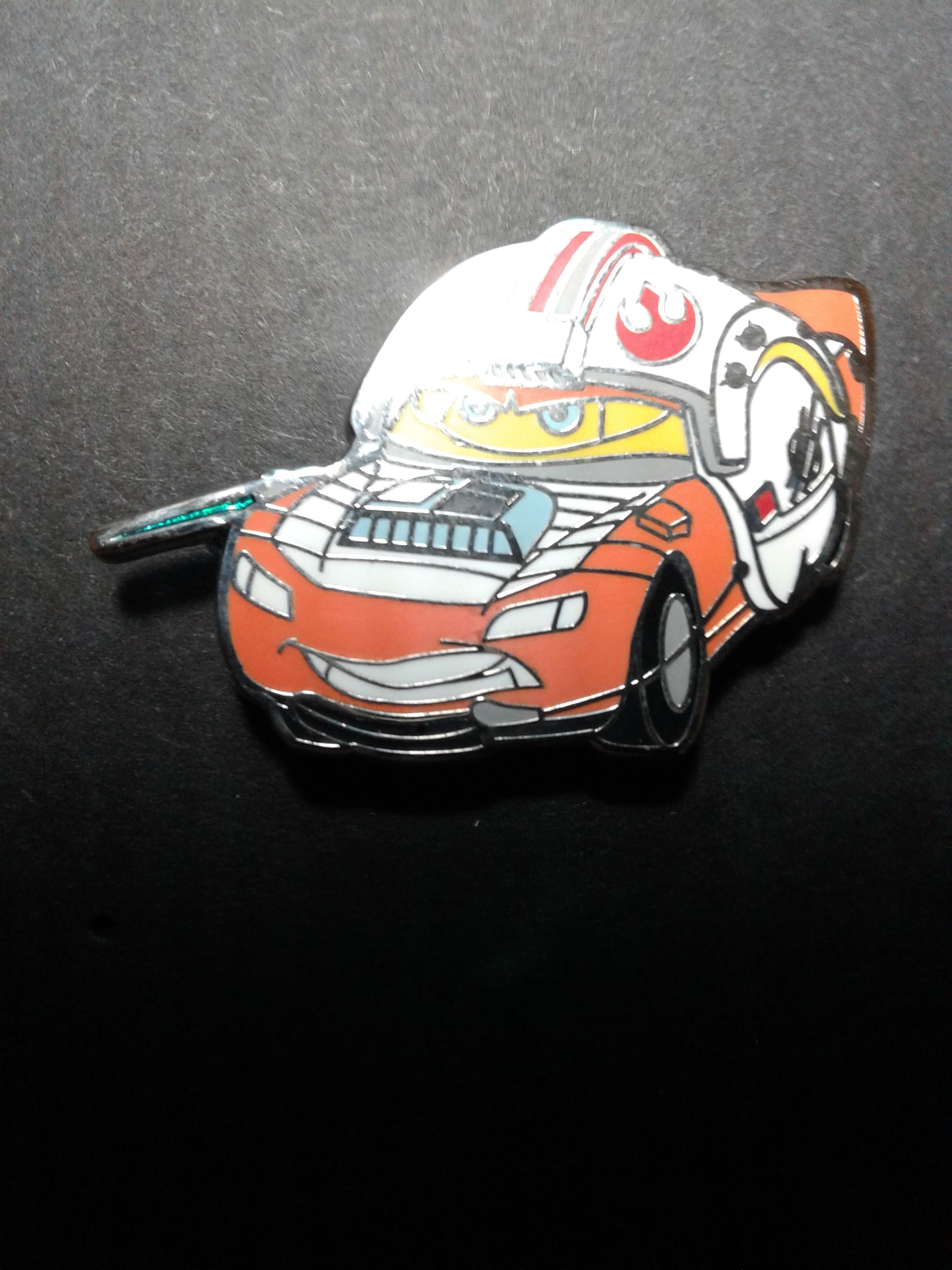 Car’s/ Star Wars Pins - Lightning McQueen as Luke Skywalker  pin collectible - Main Image 1