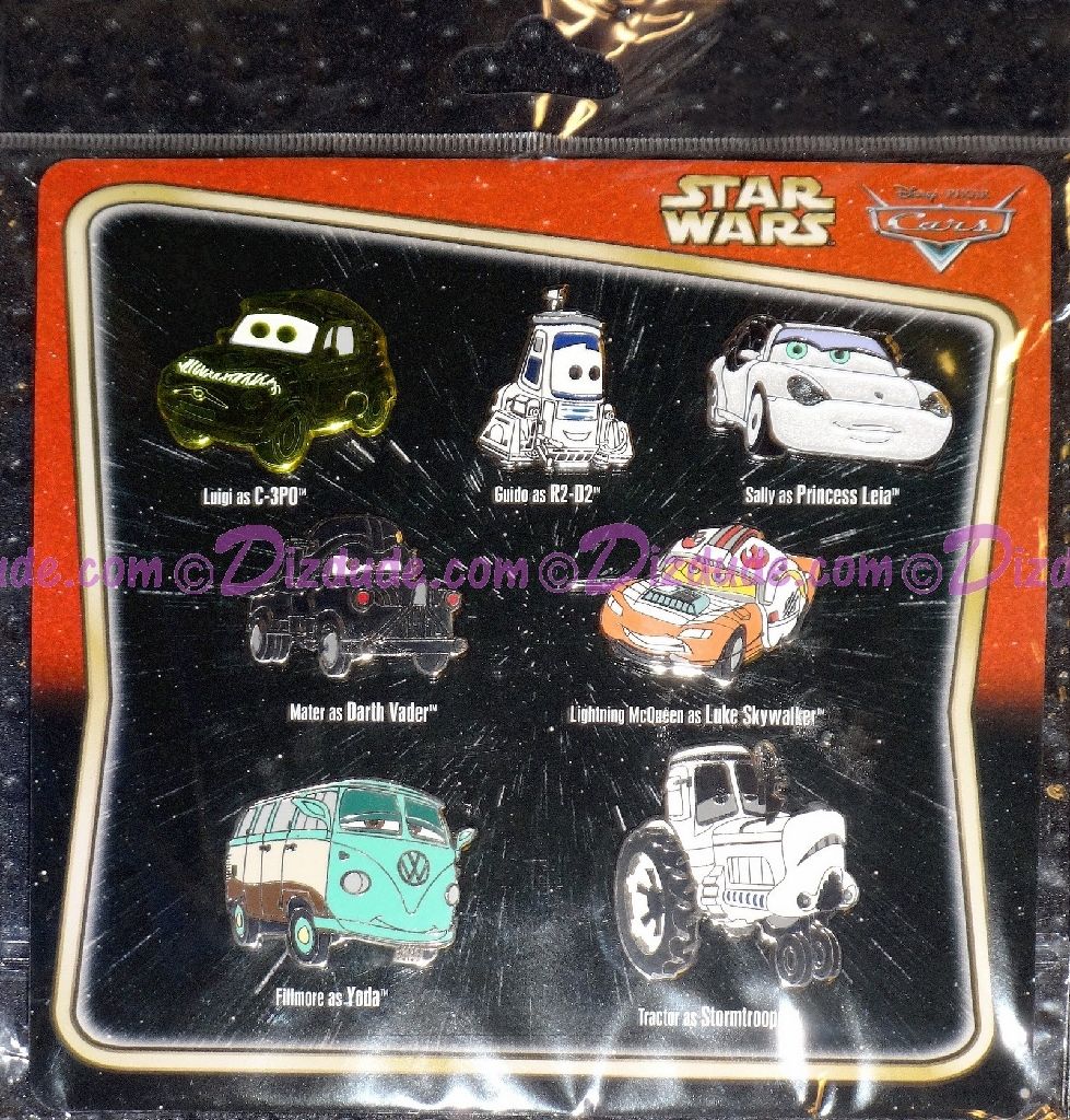 Car’s/ Star Wars Pins - Lightning McQueen as Luke Skywalker  pin collectible - Main Image 2