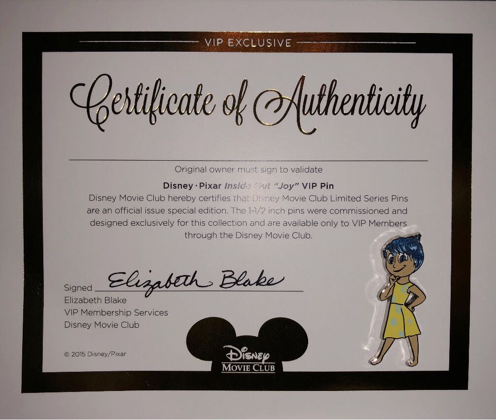 Joy   pin collectible - Main Image 2