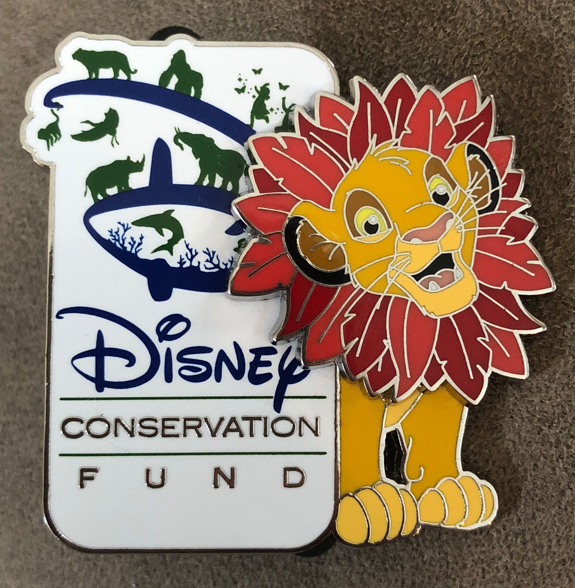 Disney Conservation Fund Simba  - Moveable Parts pin collectible - Main Image 1