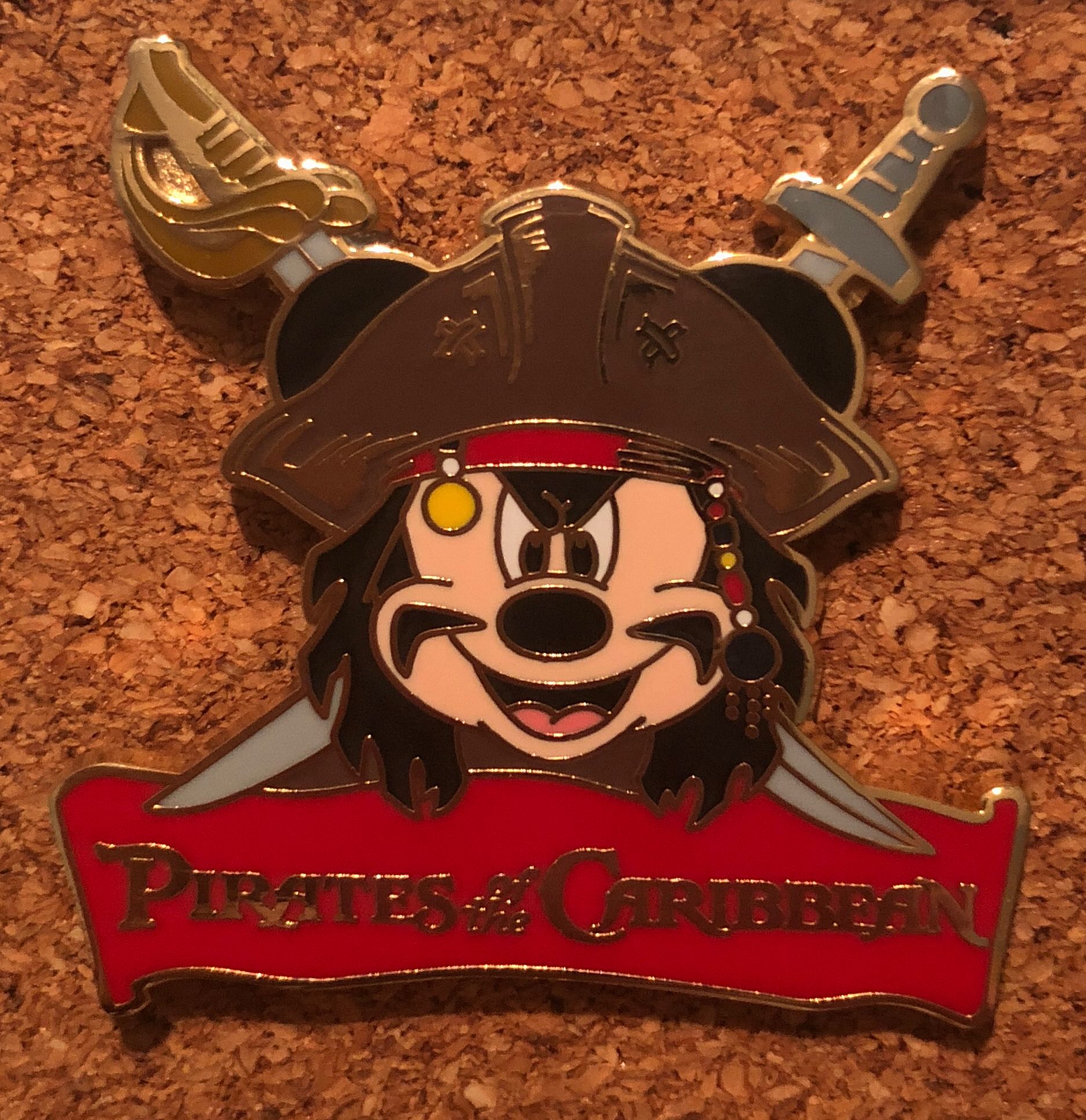 Pirates Of The Caribbean Mickey - Rides And Attractions pin collectible - Main Image 1