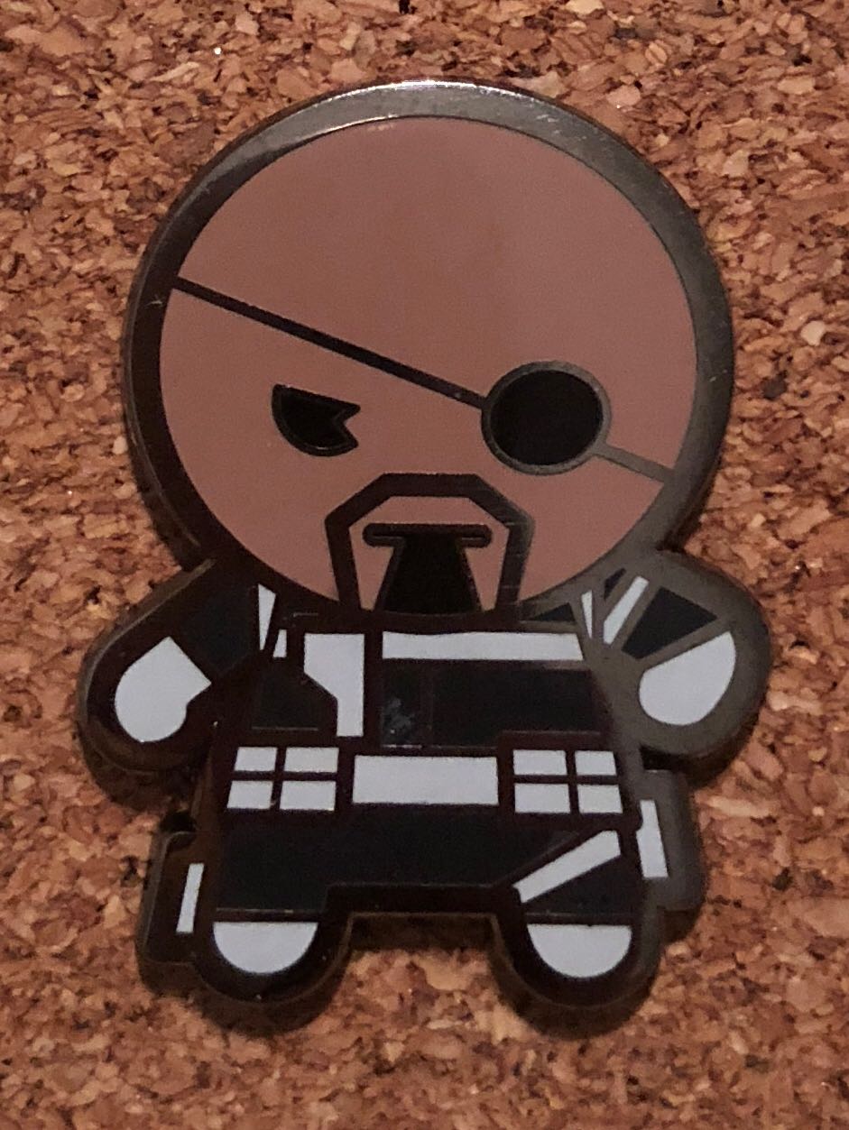 Marvel Kawaii Art Nick Fury  - Mystery pin collectible - Main Image 1