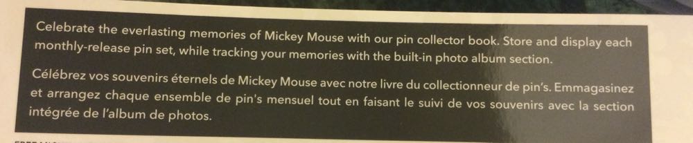Mickey Mouse Memories. Pin Collector Book  pin collectible [Barcode 465057335749] - Main Image 2