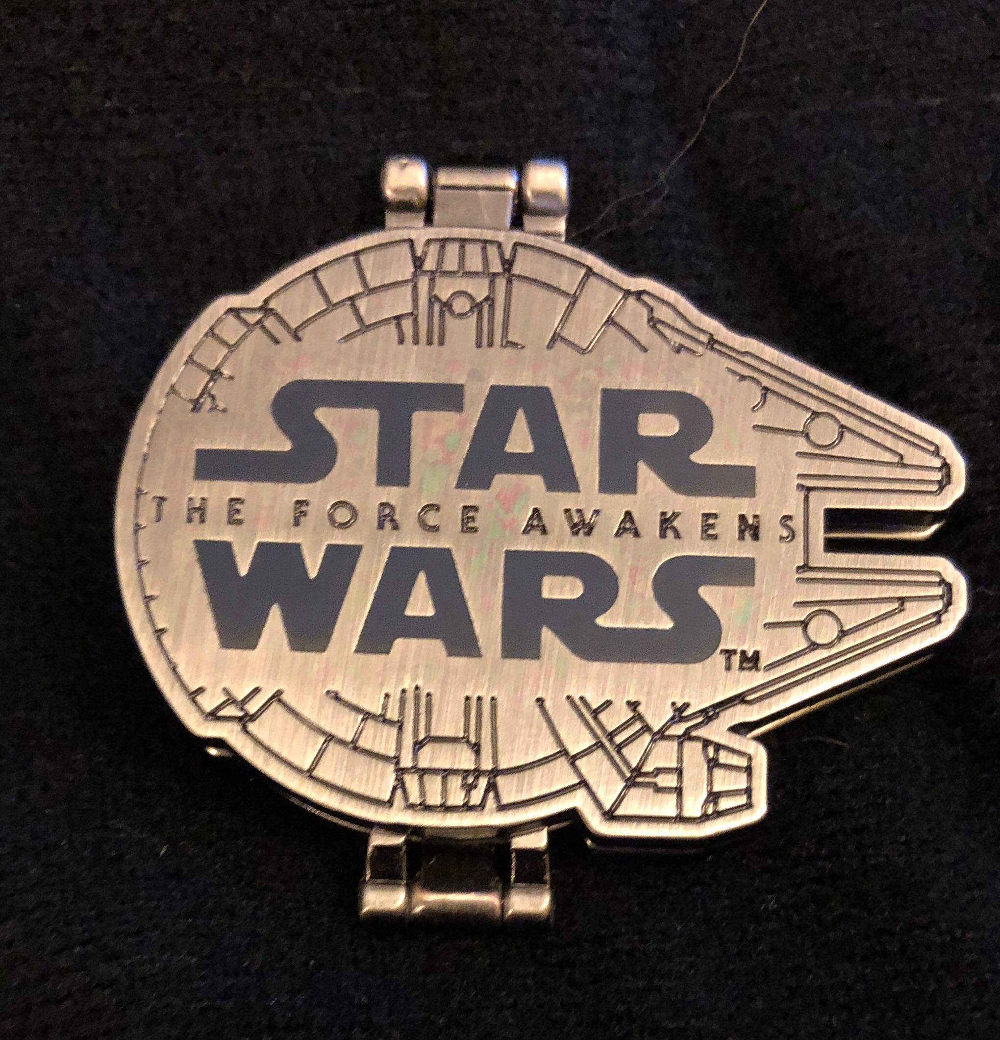 Star Wars Force Awakens Millennium Falcon “Chewie We’re Home”  pin collectible [Barcode 400009969702] - Main Image 1