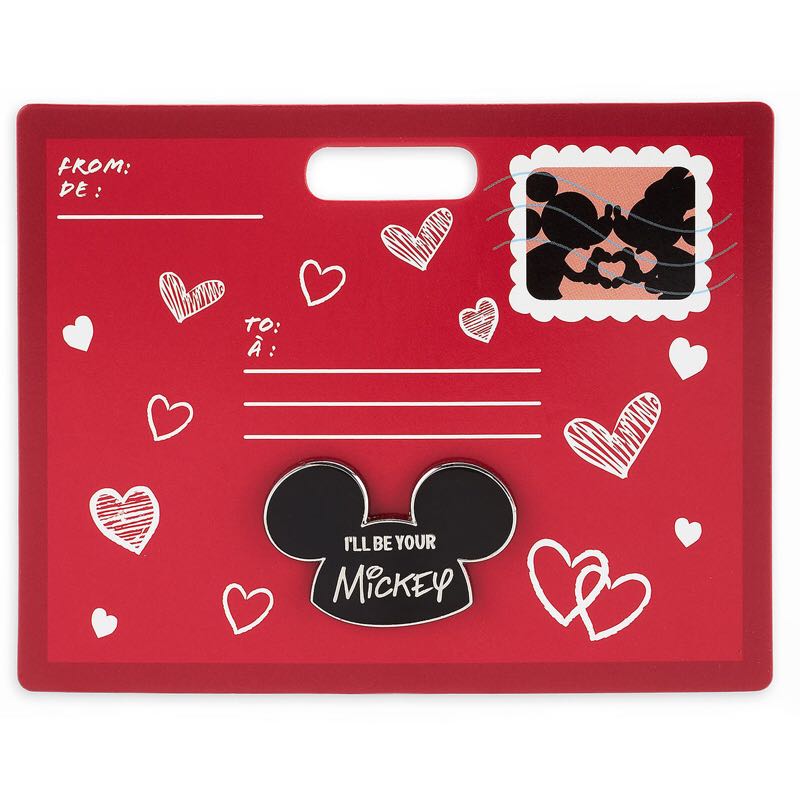 Valentine’s Mouseketeer Hat Pin - Mickey Mouse  pin collectible [Barcode 465050495662] - Main Image 2