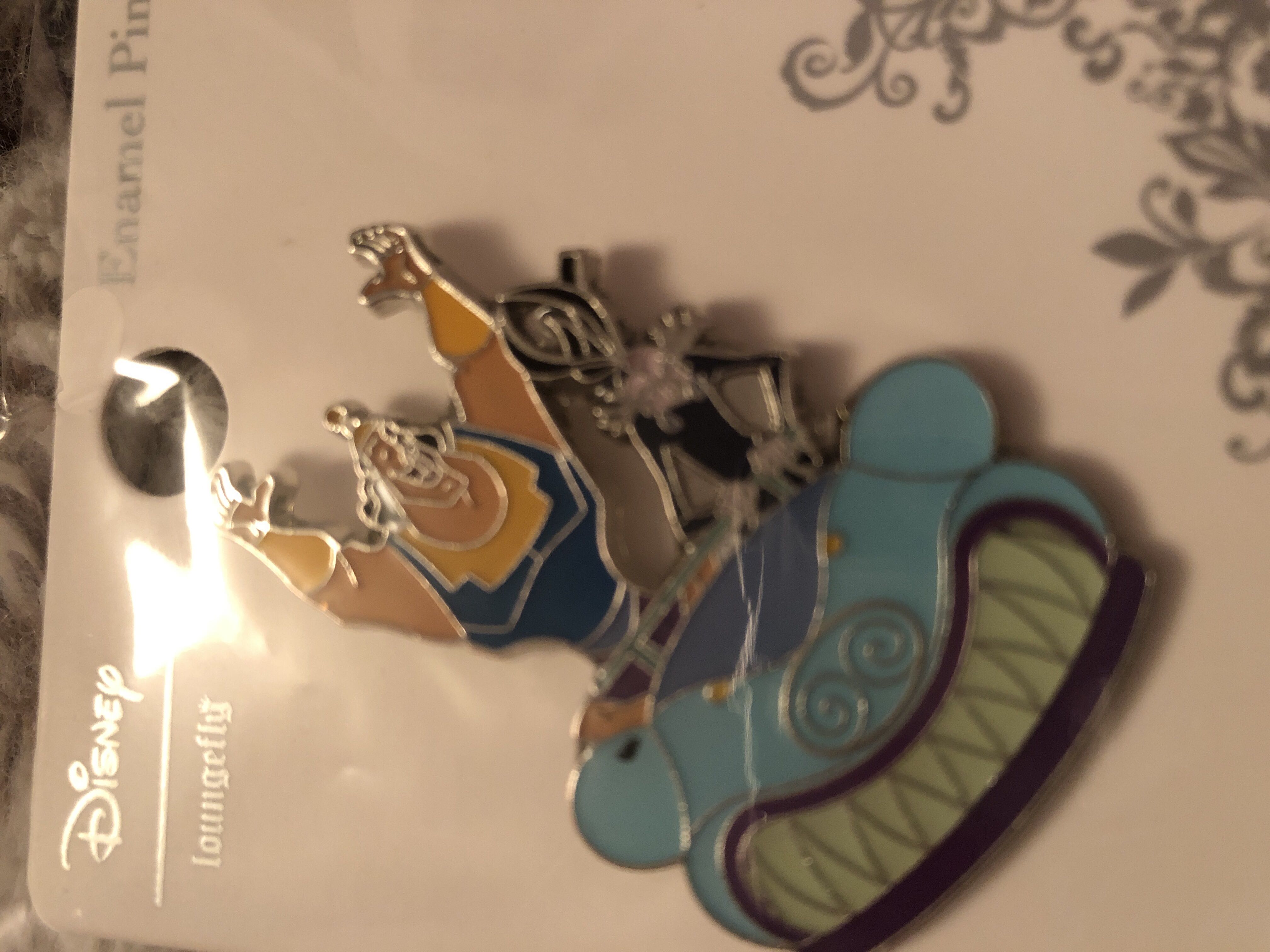 Strawberry Serpent Enamel Pin