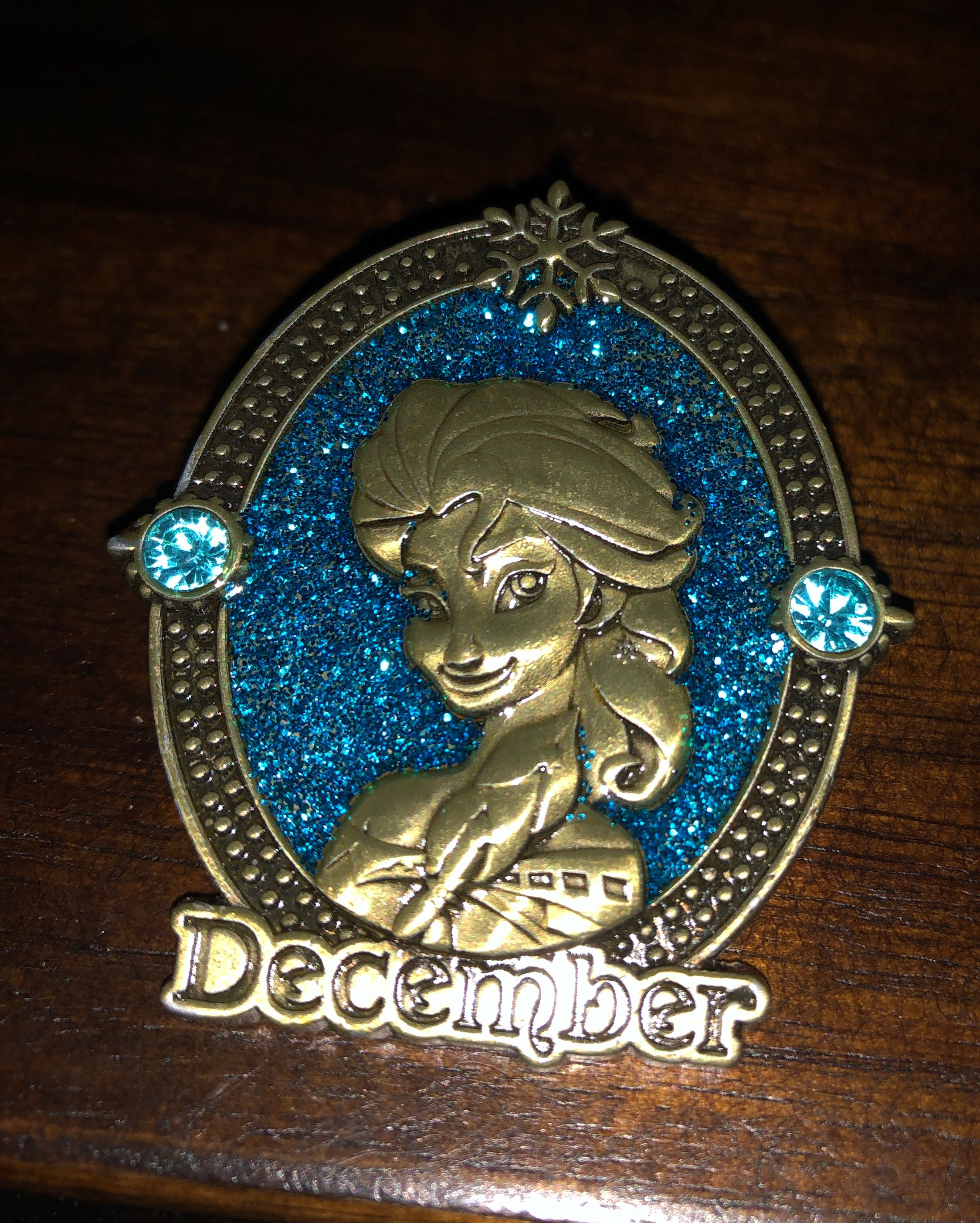 Birthstone: Elsa December  pin collectible - Main Image 1