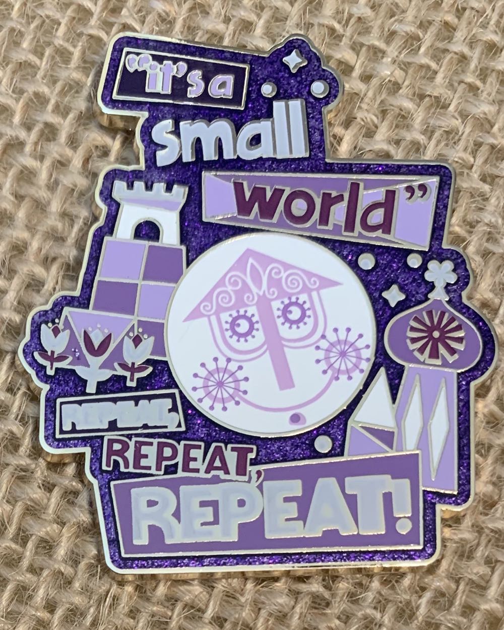 It’s A Small World. Repeat - Purple - Disney pin collectible [Barcode 400021007147] - Main Image 3