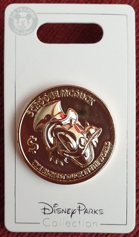 Scrooge McDuck The Richest Duck In The World  pin collectible [Barcode 400021122062] - Main Image 2