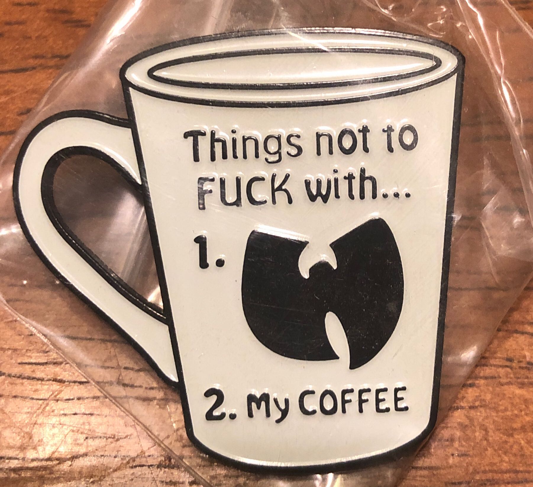 Wutang Coffee  pin collectible - Main Image 1