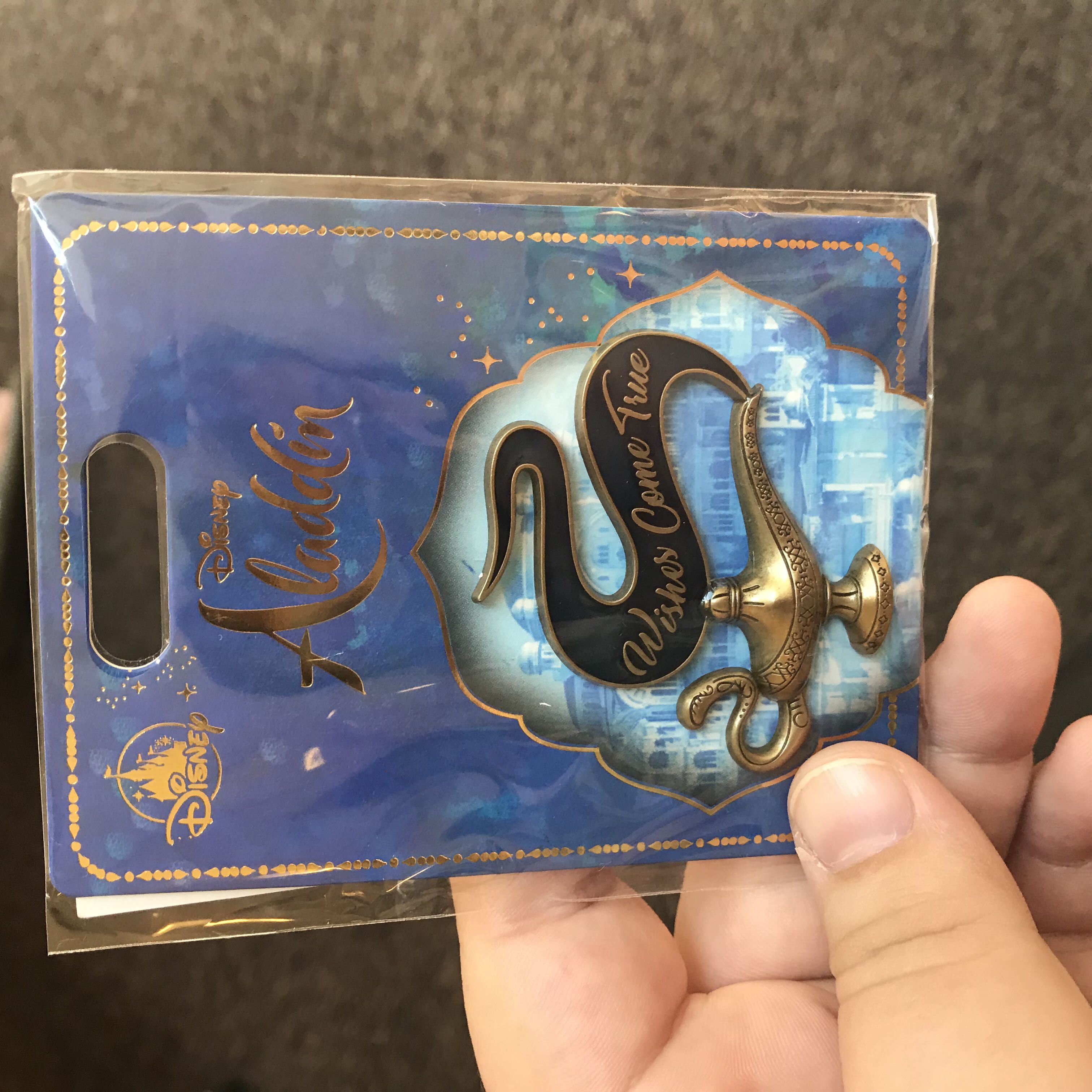 Aladdin Live Action - Magic Lamp - Wishes - Bas-relief pin collectible [Barcode 465052572682] - Main Image 2