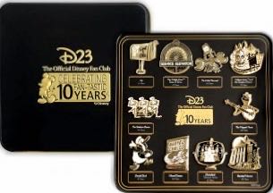 D23 - Gold Member Welcome Gift 2019 - 10 Fan-Tastic Milestones Pin Set - Tower Of Terror  pin collectible - Main Image 2
