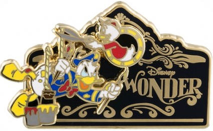 Valentine’s Mouseketeer Hat Pin - Mickey Mouse