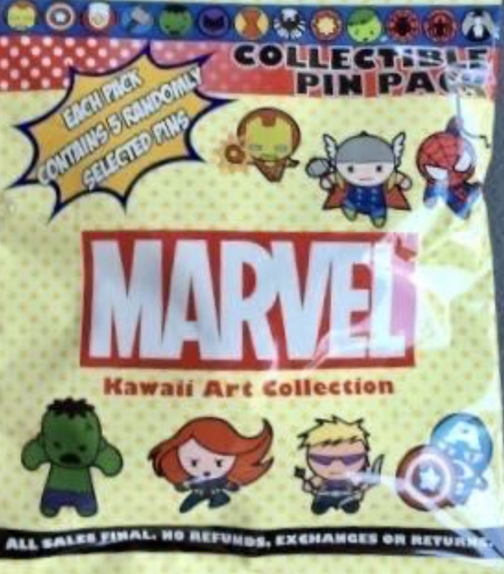 Marvel Kawaii Art - Nick Fury  pin collectible - Main Image 2