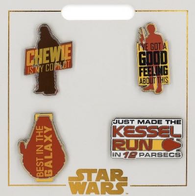Solo: A Star Wars Story 4-Pin Set - Han Solo pin collectible - Main Image 2