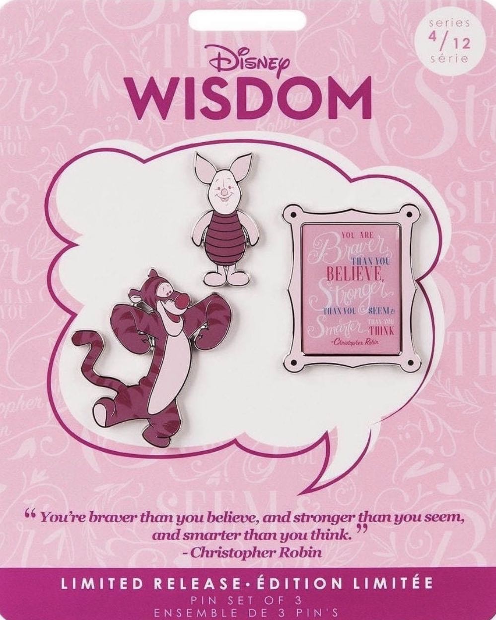Wisdom Collection April 2019 - Winnie the Pooh - Piglet  pin collectible - Main Image 2
