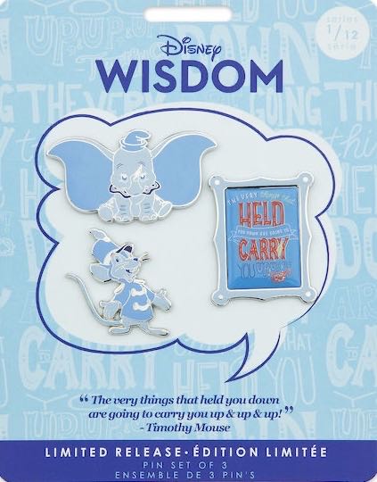 Wisdom Collection January 2019 - Dumbo - Timothy Mouse  pin collectible - Main Image 2
